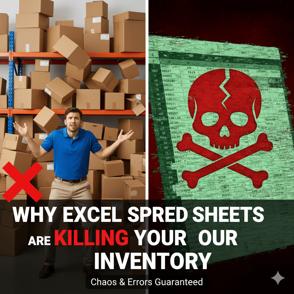 Why Excel Spreadsheets Are Killing Your Inventory Management (And What to Use Instead)